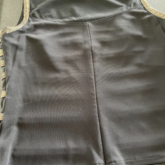 NWT Joseph Ribkoff Black & Gold Elegant Top, size 10 - Picture 9 of 12